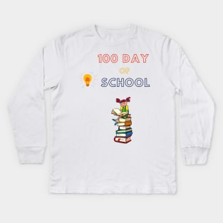 100th day of school Kids Long Sleeve T-Shirt